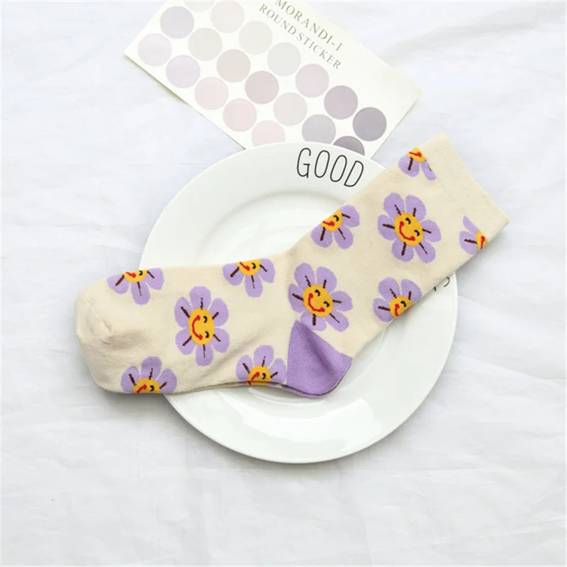 Original Floral Women Fresh Medium Socks Korean Style Cartoon Flower Harajuku Kawaii Casual Socks
Original Floral Women Fresh Medium Socks Korean Style Cartoon Flower Harajuku Kawaii Casual Socks