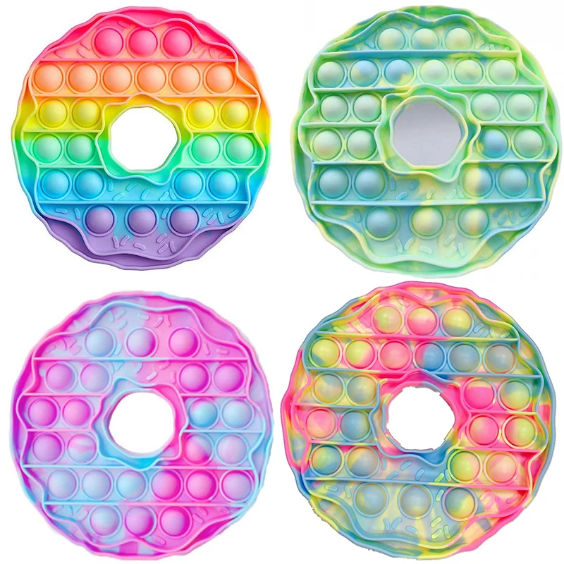 Pop it Decompression Interactive Silicone Toys Decompression Donut Sensory Play Stress Relief Simple Dimple Bubble Push it Toys
Pop it Decompression Interactive Silicone Toys Decompression Donut Sensory Play Stress Relief Simple Dimple Bubble Push it Toys