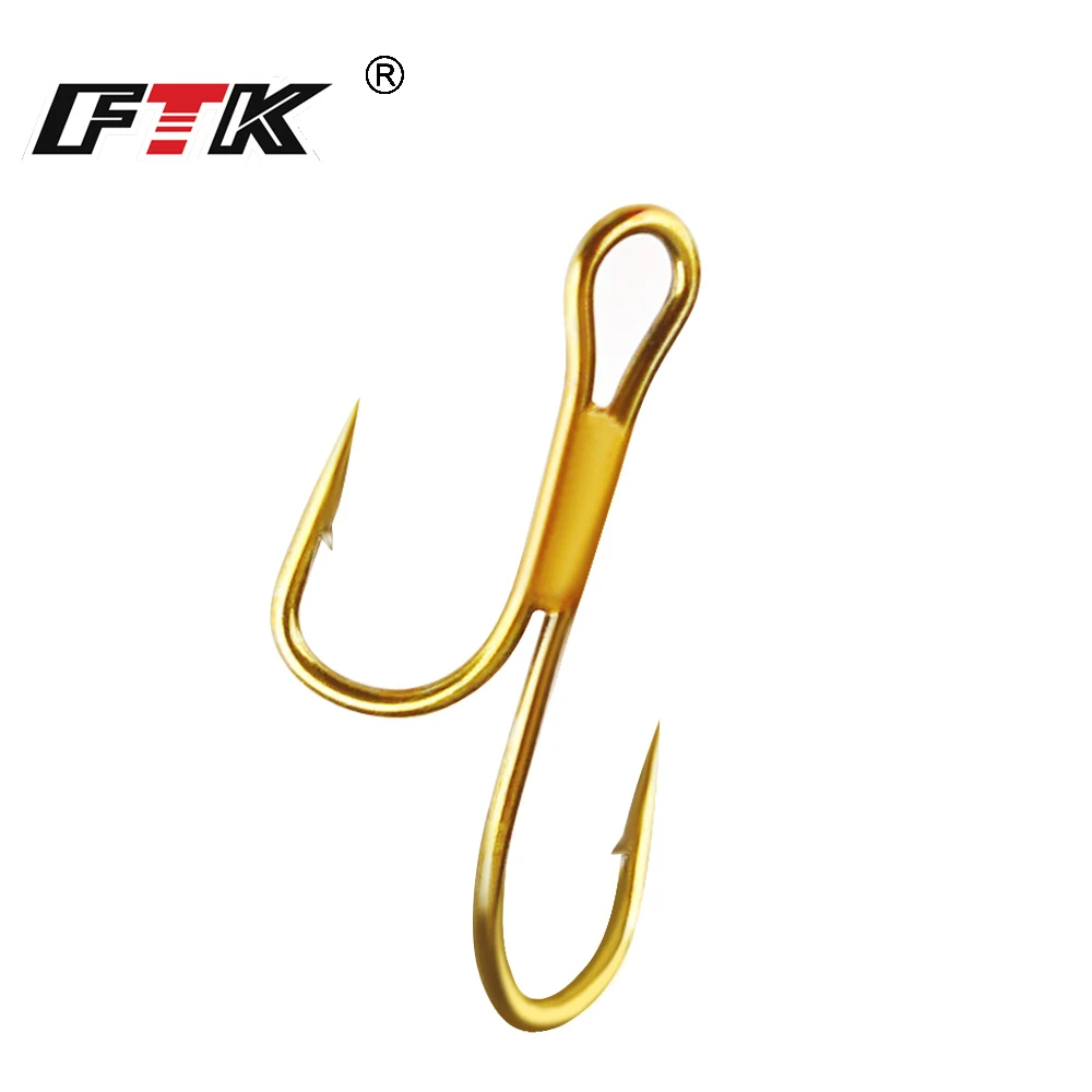 FTK 20pcs Golden Barbed Hook Double Fishing Hook High Carbon Steel 1# 2# 4# 6# 8# Pike Trout Perch Ringed Zander Fishhook 
FTK 20pcs Golden Barbed Hook Double Fishing Hook High Carbon Steel 1# 2# 4# 6# 8# Pike Trout Perch Ringed Zander Fishhook