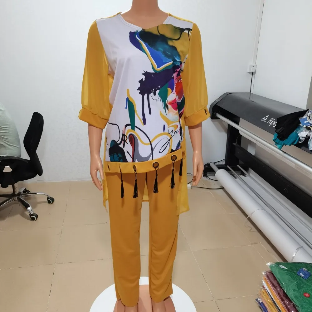 2 Piece Matching Pant Sets Women Dashiki African 3 Colors New Fashion Suit Dress And Trousers Set African For Lady 2021
2 Piece Matching Pant Sets Women Dashiki African 3 Colors New Fashion Suit Dress And Trousers Set African For Lady 2021