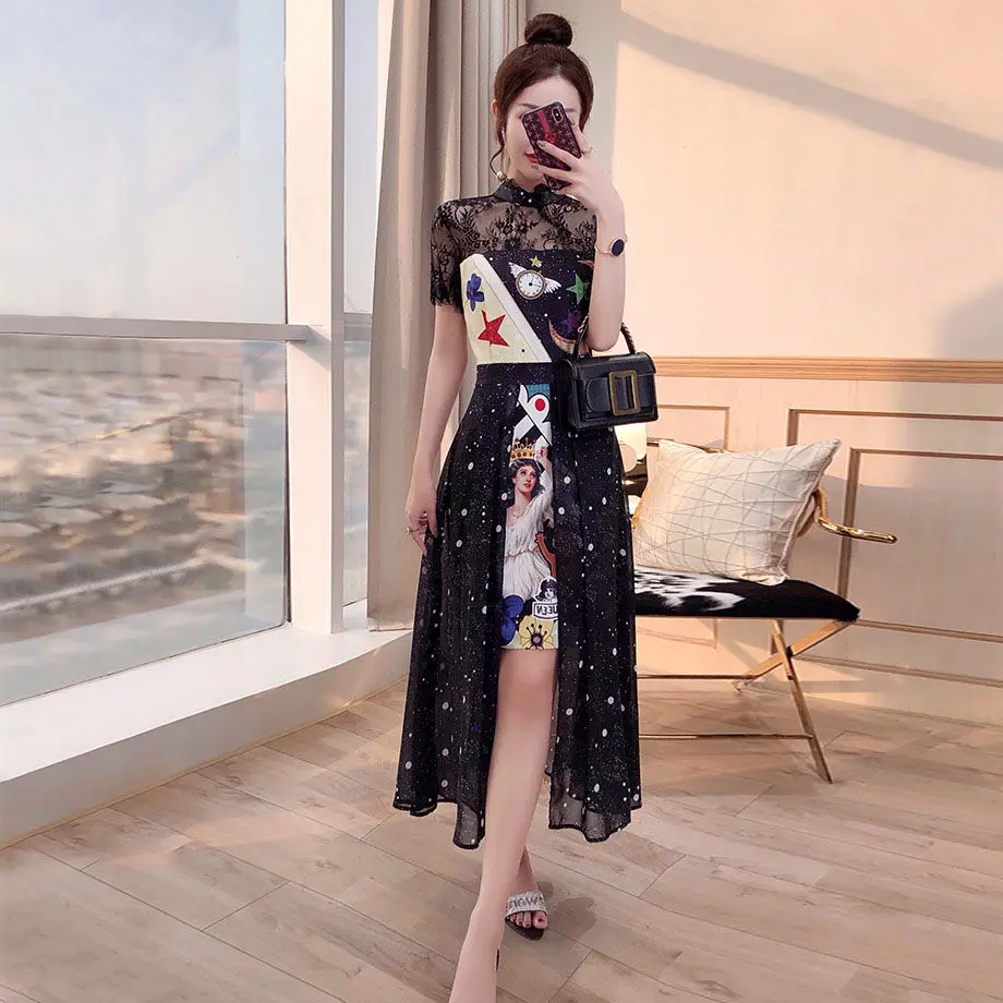 Small black skirt long skirt temperament 2021 new women's summer dress yarn skirt slim black dress
Small black skirt long skirt temperament 2021 new women's summer dress yarn skirt slim black dress