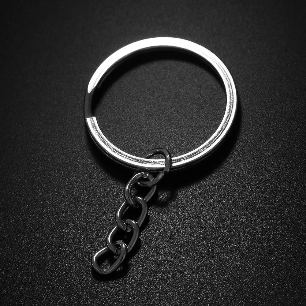 Брелок для ключей сделай сам мужчин и женщин кольцо с разрезом на короткой