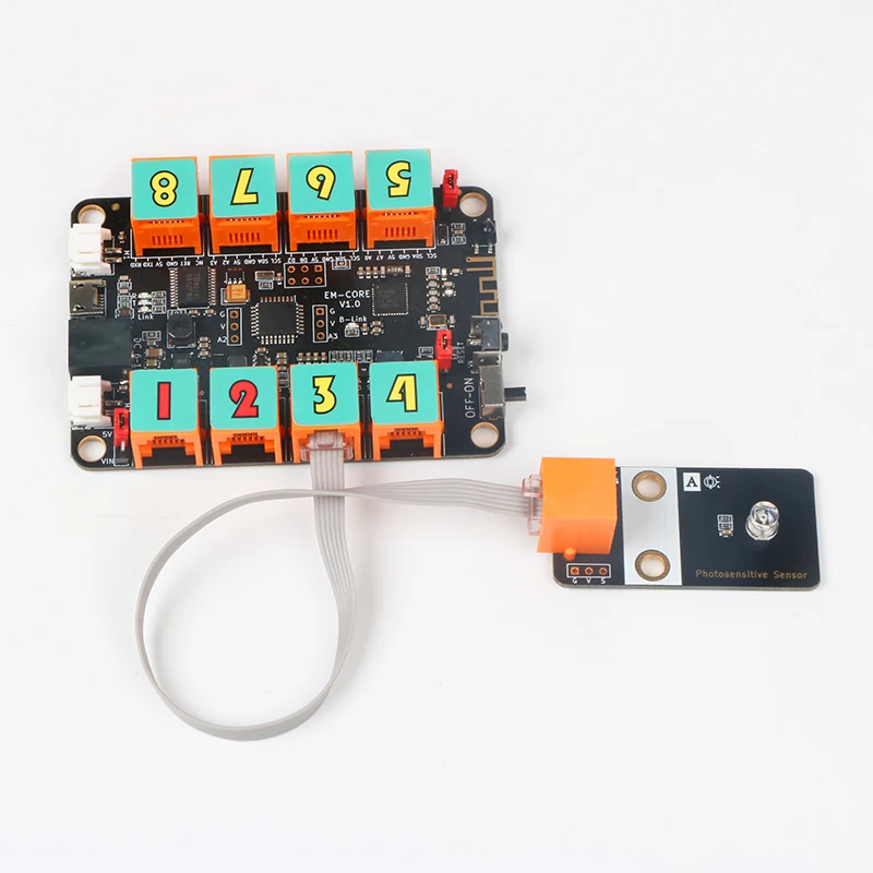 Photosensitive resistance sensor module brightness photoelectric light detection sensor photometric sensor RJ25 interface
Photosensitive resistance sensor module brightness photoelectric light detection sensor photometric sensor RJ25 interface