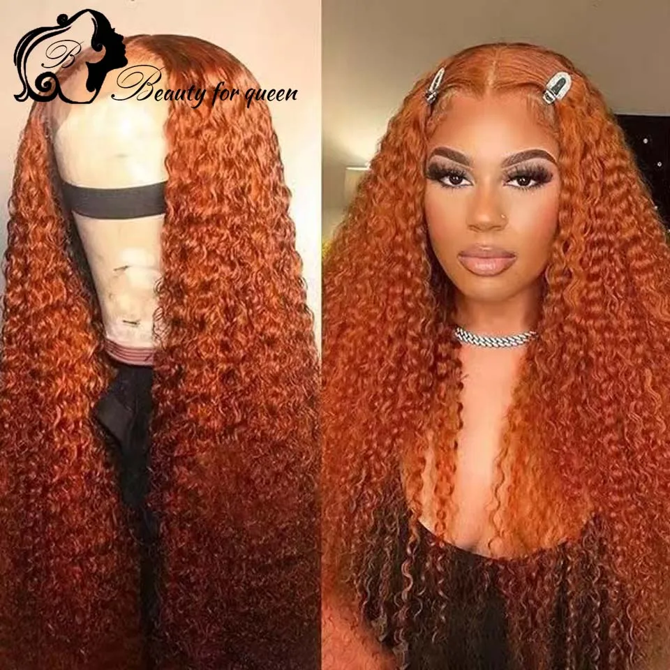 Curly Human Hair Wigs HD Transparent Lace Frontal Wigs For Women Remy Brazilian Hair Wigs 180 Density Ginger Human Hair Lace Wig
Curly Human Hair Wigs HD Transparent Lace Frontal Wigs For Women Remy Brazilian Hair Wigs 180 Density Ginger Human Hair Lace Wig