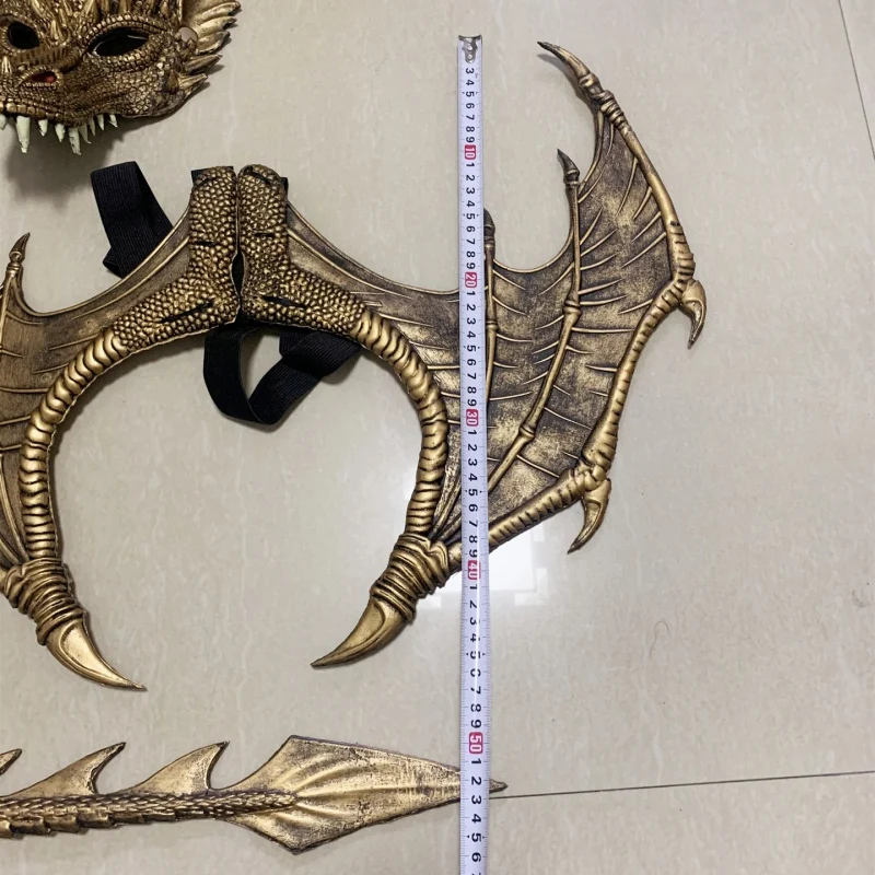 Halloween Decoration Carnival Party Animal Costume Dragon Cosplay Masquerade Face Mask and Wings
Halloween Decoration Carnival Party Animal Costume Dragon Cosplay Masquerade Face Mask and Wings
