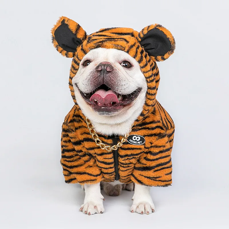 Winter Dog Clothes Tiger Cosplay Pet Clothing Outerwear Bichon Poodle Schnauzer Pug French Bulldog Clothes Welsh Corgi Coat Suit
Winter Dog Clothes Tiger Cosplay Pet Clothing Outerwear Bichon Poodle Schnauzer Pug French Bulldog Clothes Welsh Corgi Coat Suit