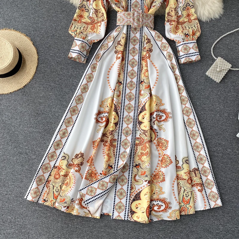 Dresse for women turndown collar woman a-line dress high waist printing dress sexy dresses puff short sleeves 2021 new hot 
Dresse for women turndown collar woman a-line dress high waist printing dress sexy dresses puff short sleeves 2021 new hot