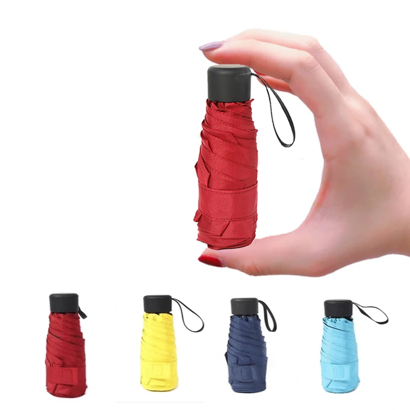 Mini Pocket Umbrella Uv Small Umbrellas Rain Women Waterproof Men Sun Parasol Convenient Girls Travel Parapluie Kid
Mini Pocket Umbrella Uv Small Umbrellas Rain Women Waterproof Men Sun Parasol Convenient Girls Travel Parapluie Kid