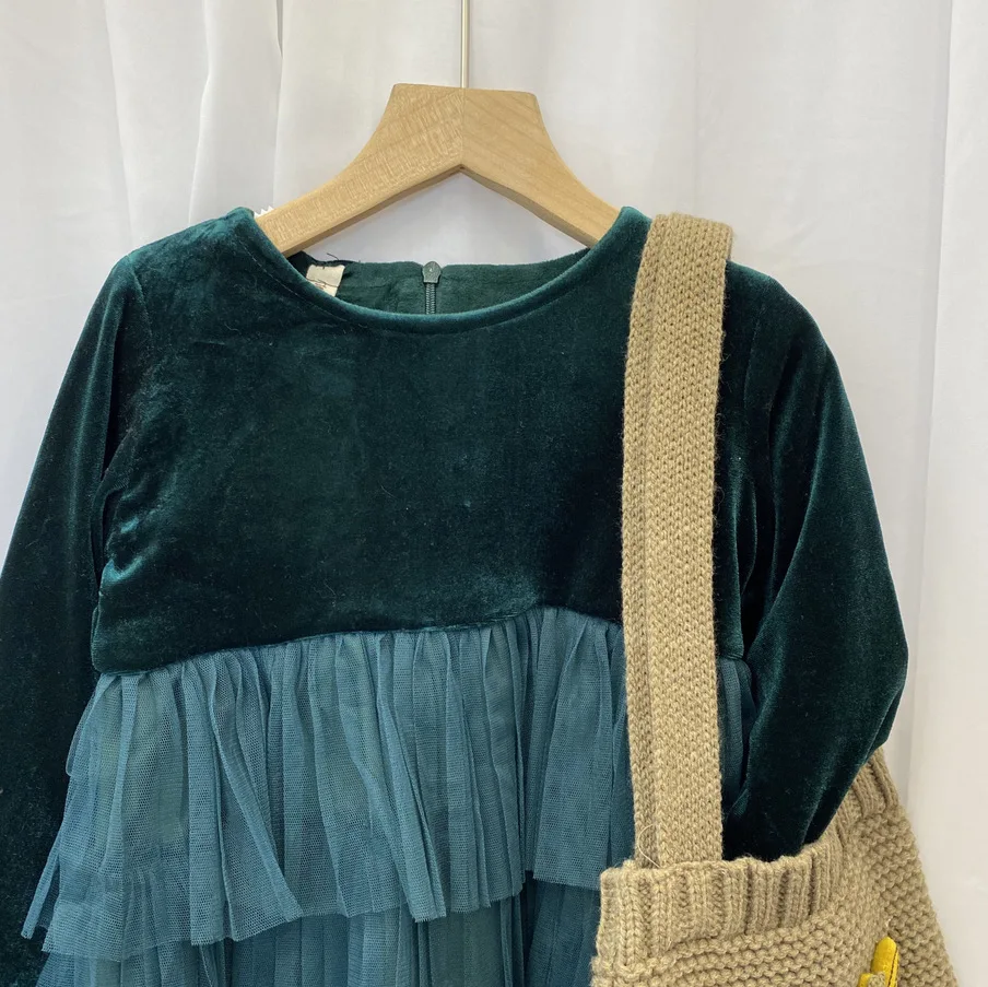 Girls Dress Autumn/Winter 2020 Girls Clothes Long Sleeves Solid Color Elegant Female Children's Cake Dresses 1-7 Y Kids Clothing
Girls Dress Autumn/Winter 2020 Girls Clothes Long Sleeves Solid Color Elegant Female Children's Cake Dresses 1-7 Y Kids Clothing