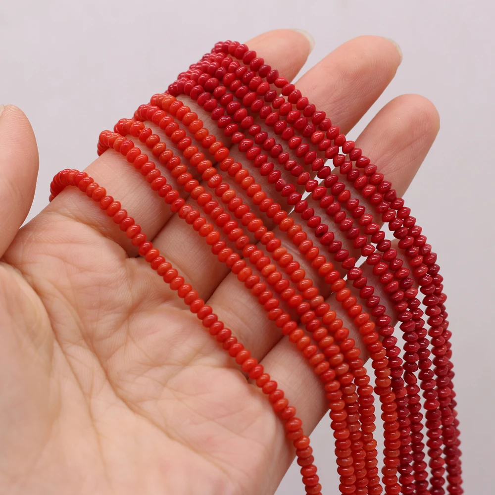 New Style Natural Red Coral Bead Abacus-Shaped Isolation Bead For Jewelry Making DIY Necklace Bracelet Earrings Accessory
New Style Natural Red Coral Bead Abacus-Shaped Isolation Bead For Jewelry Making DIY Necklace Bracelet Earrings Accessory