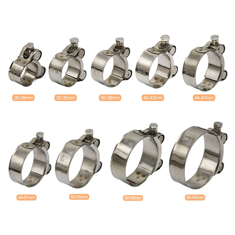 ALCON гоночный мотоцикл Выхлопная труба зажим трубка 26-28/32-35/36-39/40-43/44-47/48-51/52-55/56-59/60-63