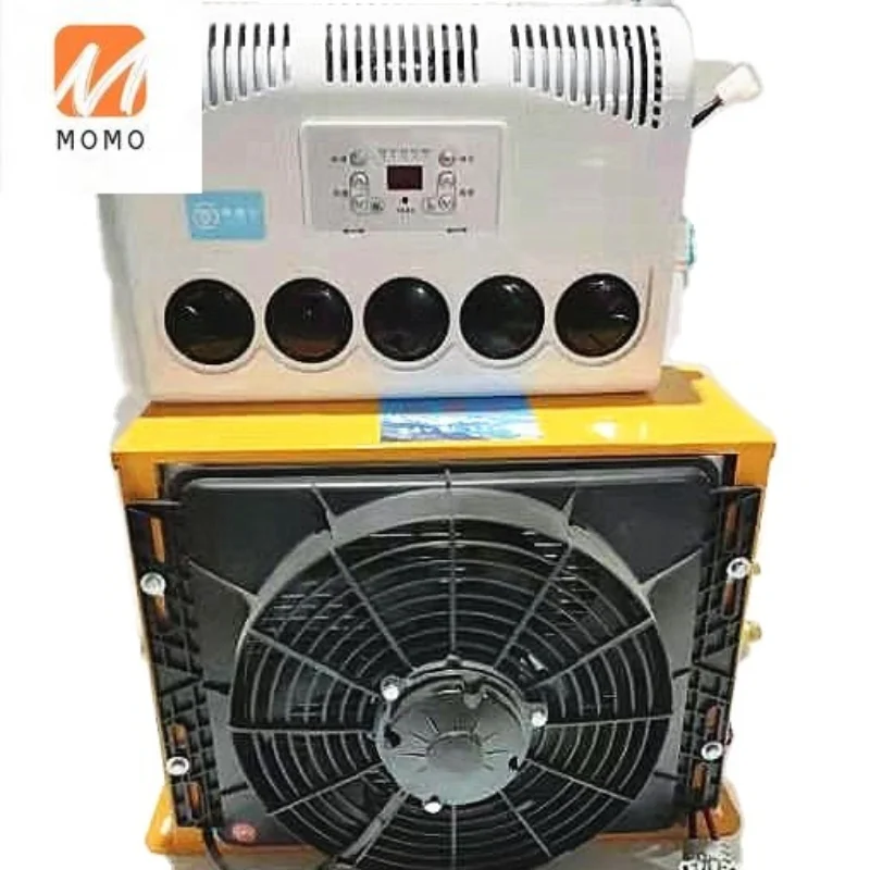 12V 24V Electric air conditioner with all accessories outside machine and inside machine separate
12V 24V Electric air conditioner with all accessories outside machine and inside machine separate