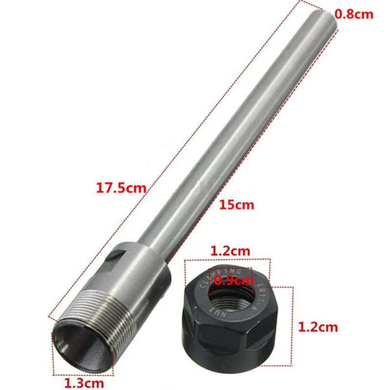 C8 ER11A 150L Straight Shank Collet Chuck Holder Tool Holder CNC Milling Extension Tool 150x8mm For CNC Milling Machine
C8 ER11A 150L Straight Shank Collet Chuck Holder Tool Holder CNC Milling Extension Tool 150x8mm For CNC Milling Machine