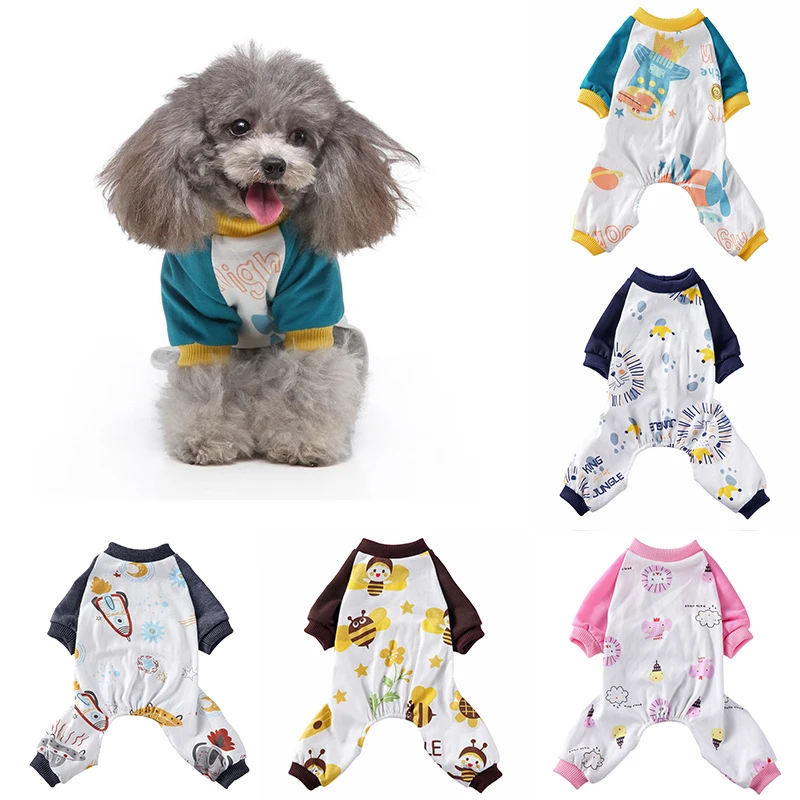 Полосатая домашняя одежда для домашних животных, хлопковая одежда с принтом для собак, пижама с четырьмя ногами для кошек и собак, домашняя ...
Полосатая домашняя одежда для домашних животных, хлопковая одежда с принтом для собак, пижама с четырьмя ногами для кошек и собак, домашняя ...