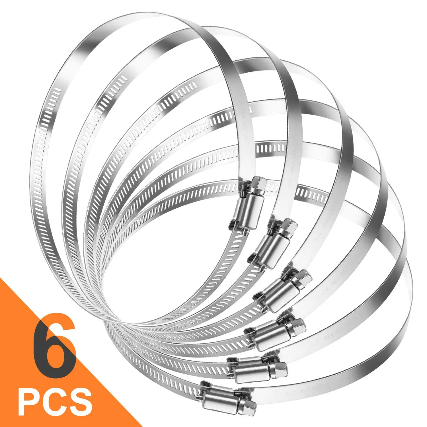 6pcs/Lot High Quality Screw Worm Drive Hose Clamp 304 Stainless Steel Hose Hoop Pipe Clamp Clip 141-165mm
6pcs/Lot High Quality Screw Worm Drive Hose Clamp 304 Stainless Steel Hose Hoop Pipe Clamp Clip 141-165mm