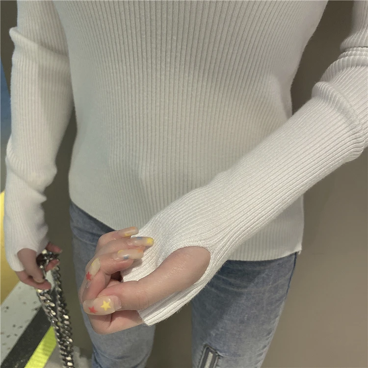 In autumn and winter 2020, new coat women, fashion hole top women, high collar long sleeve knitted sweater, all kinds of fashion
In autumn and winter 2020, new coat women, fashion hole top women, high collar long sleeve knitted sweater, all kinds of fashion
