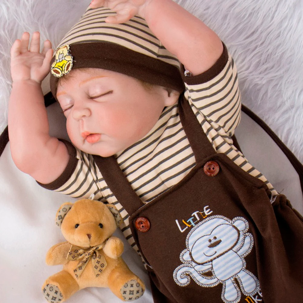 NPK 55cm boy reborn babies dolls New Full Body Silicone Reborn Baby Doll Toys bebe reborn boneca menino
NPK 55cm boy reborn babies dolls New Full Body Silicone Reborn Baby Doll Toys bebe reborn boneca menino