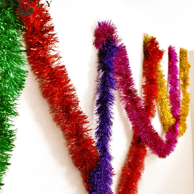 3Pcs/Lot 2M Colorful Garland Ornament Bar Christmas Tree Decorations DIY Wedding Festival Birthday Decorations Party Supplies
3Pcs/Lot 2M Colorful Garland Ornament Bar Christmas Tree Decorations DIY Wedding Festival Birthday Decorations Party Supplies