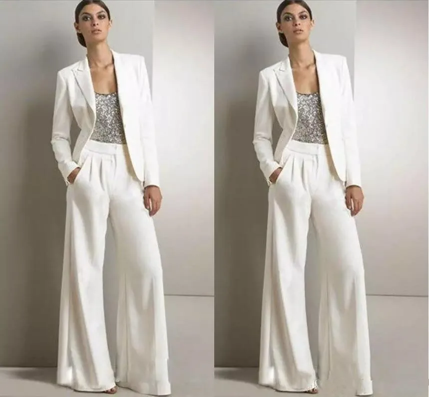 2020 Mother of the Groom Pant Suit Long Sleeves Jackets Three Pieces Wedding Party Gowns Cheap Bride Formal Dress
2020 Mother of the Groom Pant Suit Long Sleeves Jackets Three Pieces Wedding Party Gowns Cheap Bride Formal Dress