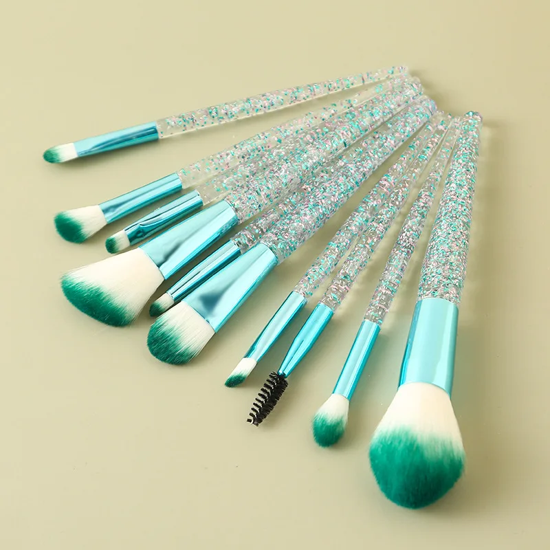 Fashion 10pcs Makeup Brush Set Glitter Shinny Crystal Foundation Blending Power Contour Face Cosmetic Beauty Make Up Tool Set
Fashion 10pcs Makeup Brush Set Glitter Shinny Crystal Foundation Blending Power Contour Face Cosmetic Beauty Make Up Tool Set