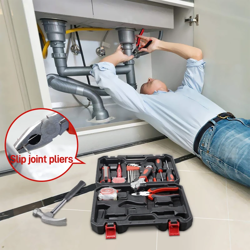 AMPCOM 20 Pieces Household Tool kit, Hand Tool Set with Claw Hammer, Pliers, screwdriver, utility knife with Carrying Tool Box
AMPCOM 20 Pieces Household Tool kit, Hand Tool Set with Claw Hammer, Pliers, screwdriver, utility knife with Carrying Tool Box