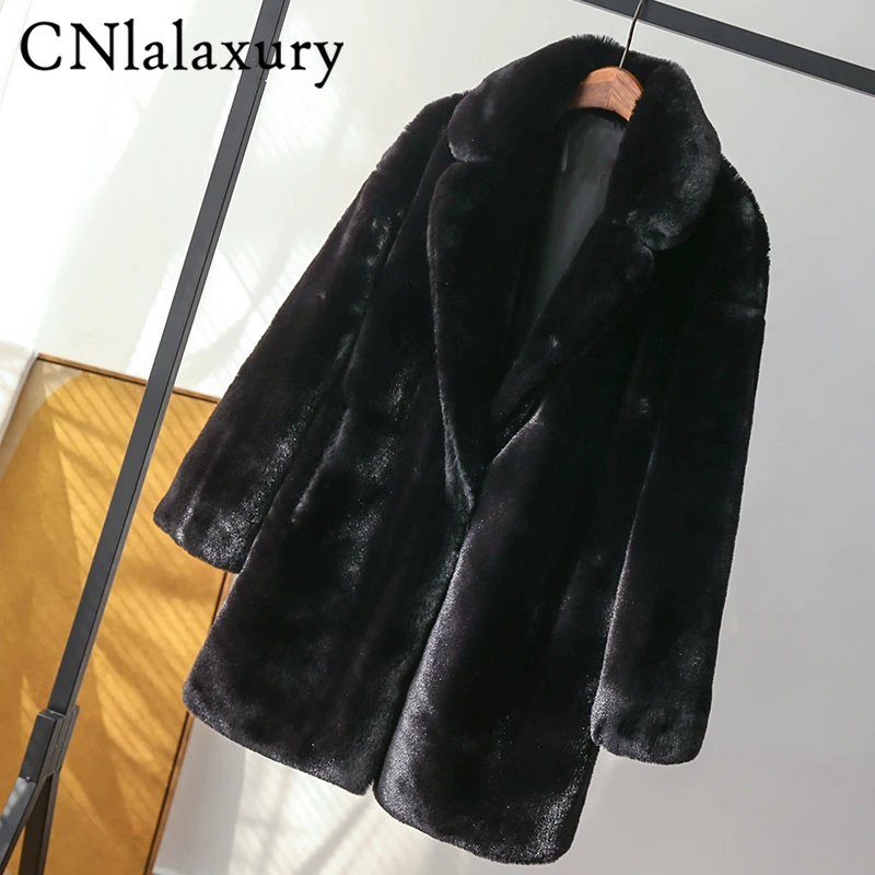 CNlalaxury Women 2022 Winter Top Fashion Camel Faux Fur Coat Elegant Thick Warm Outerwear Fake Fur Jacket Chaquetas Mujer
CNlalaxury Women 2022 Winter Top Fashion Camel Faux Fur Coat Elegant Thick Warm Outerwear Fake Fur Jacket Chaquetas Mujer