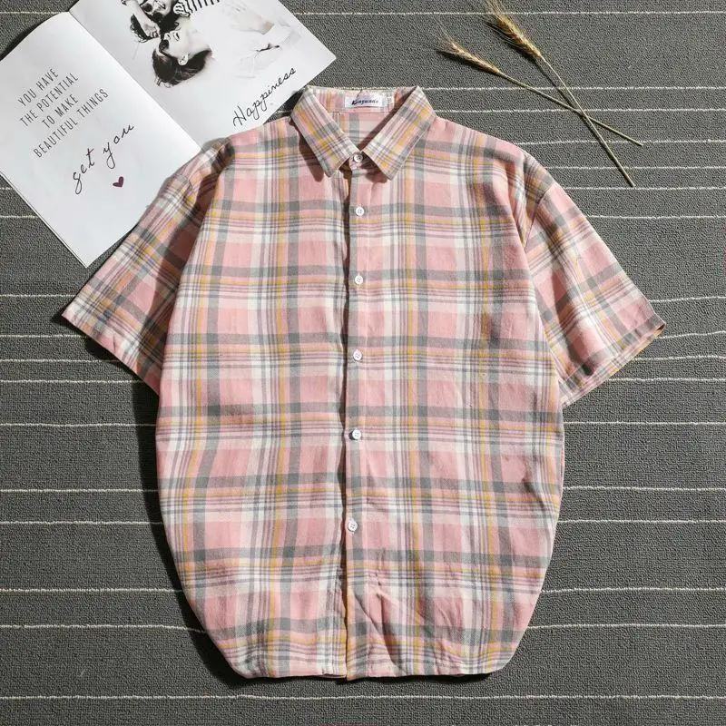 Bridgewater Summer Short-Sleeved Shirts Men's Casual Non-Iron Men Inch Youth Korean Trend Plaid Shirt
Bridgewater Summer Short-Sleeved Shirts Men's Casual Non-Iron Men Inch Youth Korean Trend Plaid Shirt