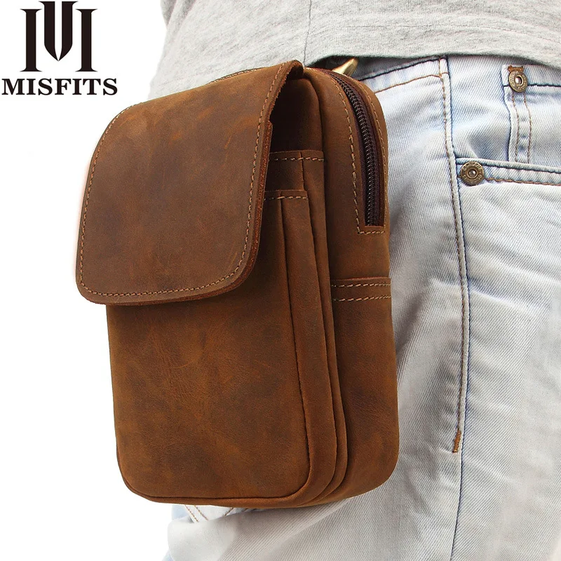 Vintage Genuine Leather Men Waist Packs Crazy Horse Leather Waist Bag Travel Male Fanny Pack Belt Loops Hip Bum Bag Phone Pouch
Vintage Genuine Leather Men Waist Packs Crazy Horse Leather Waist Bag Travel Male Fanny Pack Belt Loops Hip Bum Bag Phone Pouch