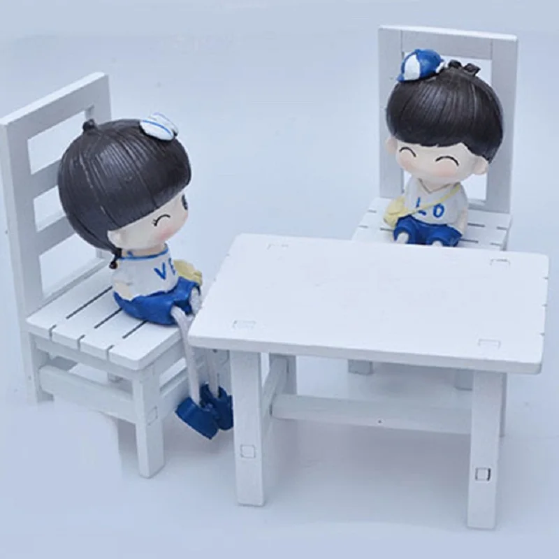 Mini Things Miniatures Fantasy Dollhouse Mini Table And Chair Sets Furnishing Articles Wooden Photo Props 
Mini Things Miniatures Fantasy Dollhouse Mini Table And Chair Sets Furnishing Articles Wooden Photo Props