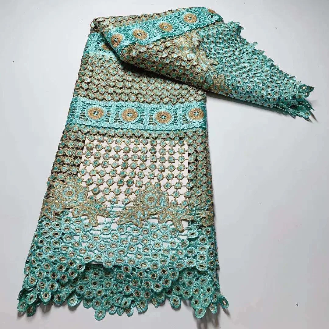 African Guipure Lace Fabric 2021 High Quality Lace Nigerian Water Soluble Cord Lace Fabric For Wedding Party Sewing
African Guipure Lace Fabric 2021 High Quality Lace Nigerian Water Soluble Cord Lace Fabric For Wedding Party Sewing