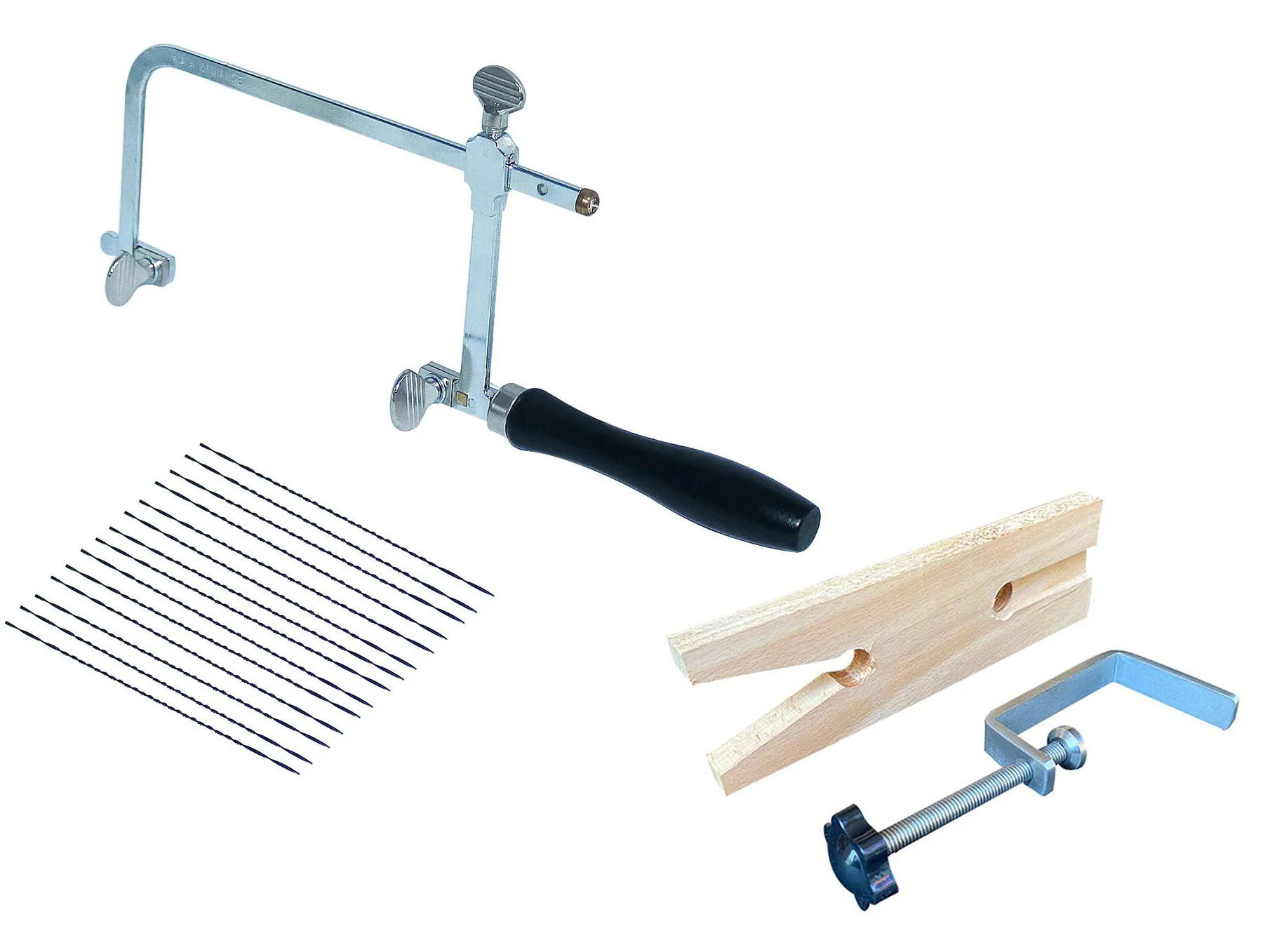 Adjustable Saw with 4/0 Saw Blade 144pcs Saw Frame Jewelry Tool with Wooden Pin Clamp
Adjustable Saw with 4/0 Saw Blade 144pcs Saw Frame Jewelry Tool with Wooden Pin Clamp