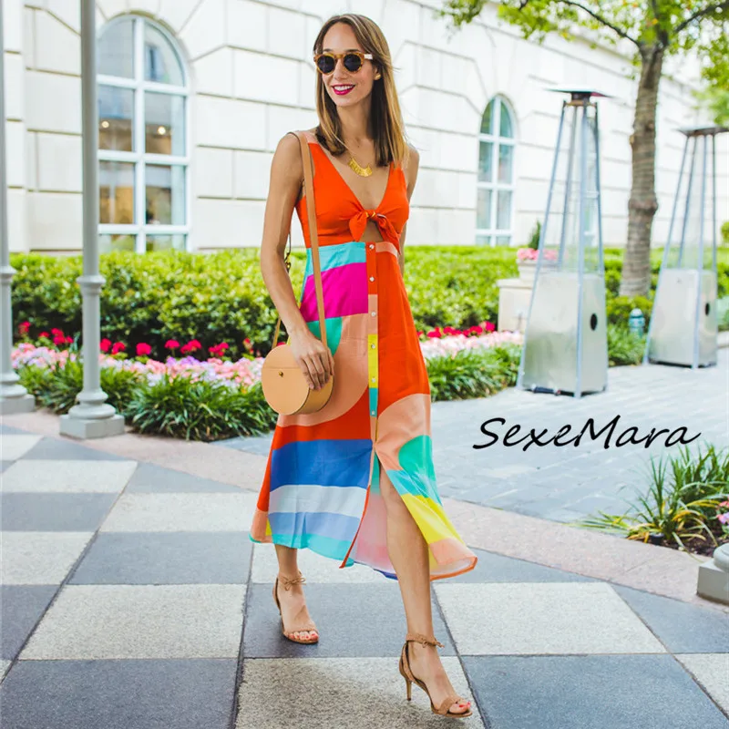 New Arrival Casual Vintage Women Maxi Dress Fashion 2020 Summer V-neck Patchwork Dresses
New Arrival Casual Vintage Women Maxi Dress Fashion 2020 Summer V-neck Patchwork Dresses