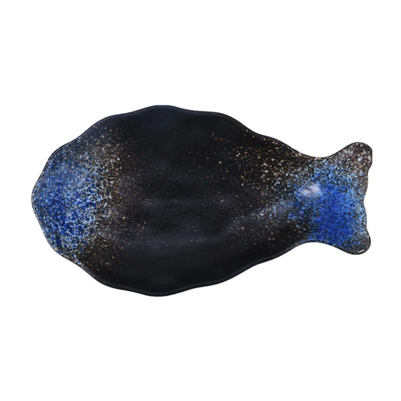 Ceramic Tableware Fish Shaped Dinner Plate Household Decorations Sushi Dish Home Restaurant Large Fish Plate 
Ceramic Tableware Fish Shaped Dinner Plate Household Decorations Sushi Dish Home Restaurant Large Fish Plate