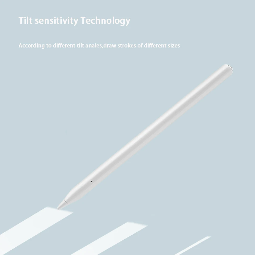 With Palm Rejection Magnetic Charge Tilt Sensitivity Stylus Pen Digital Pencil Painting pen Applicable to Apple ipad 2018-2021
With Palm Rejection Magnetic Charge Tilt Sensitivity Stylus Pen Digital Pencil Painting pen Applicable to Apple ipad 2018-2021