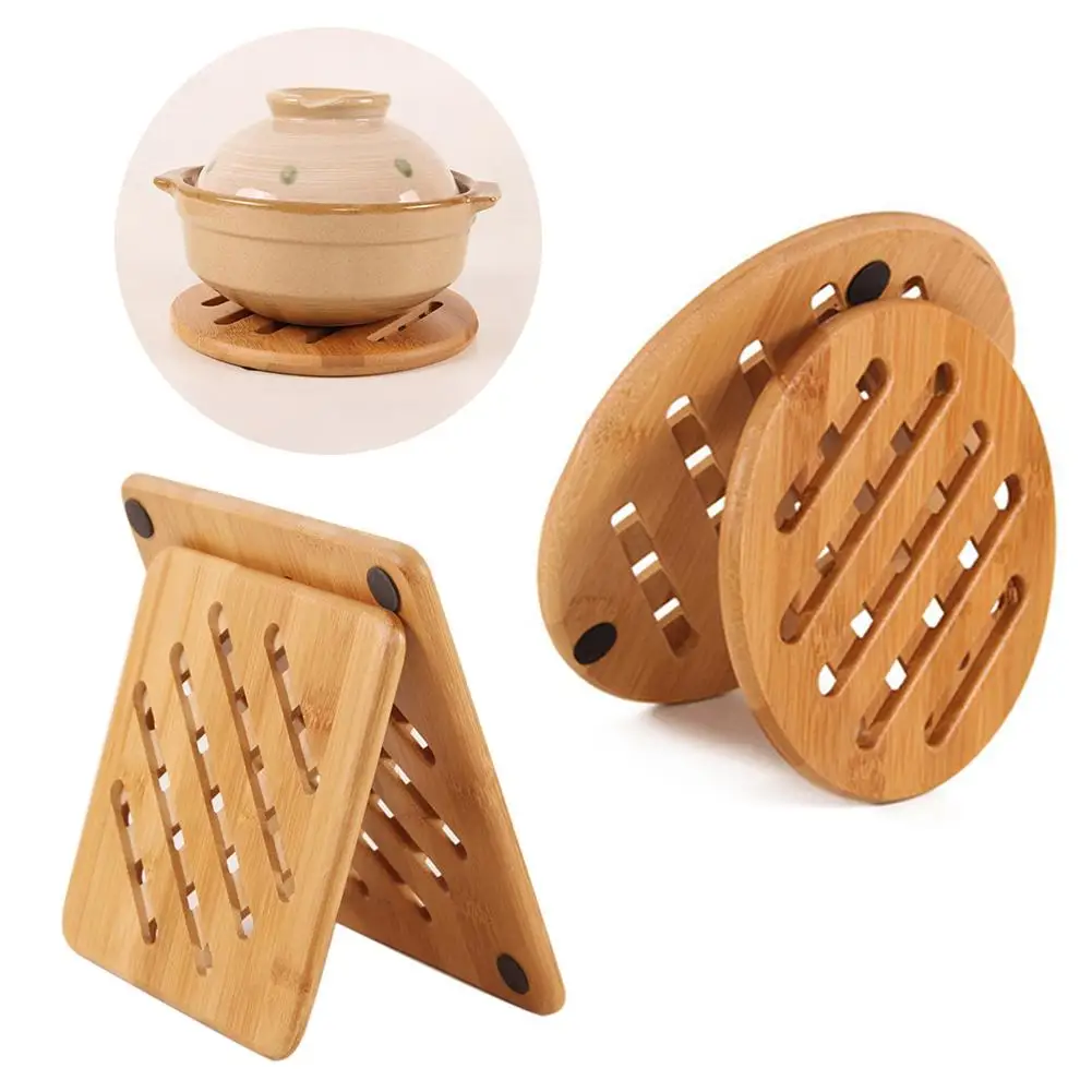 Bamboo Trivet Non-Slip Heat Resistant Hot Pot Holder Mat Pads Coffee Tea Cup Holder Table Decorative for Hot Pans Dishes Coaster
Bamboo Trivet Non-Slip Heat Resistant Hot Pot Holder Mat Pads Coffee Tea Cup Holder Table Decorative for Hot Pans Dishes Coaster