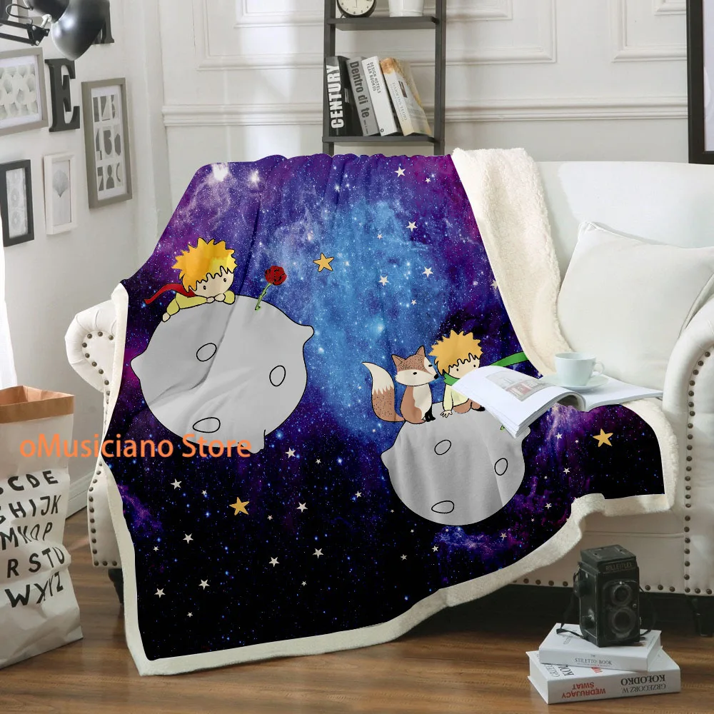 OMusiciano Prince print Cartoons blanket bedding home textile B612 Asteroid Cartoon blanket travel kids gift bed blanket
OMusiciano Prince print Cartoons blanket bedding home textile B612 Asteroid Cartoon blanket travel kids gift bed blanket