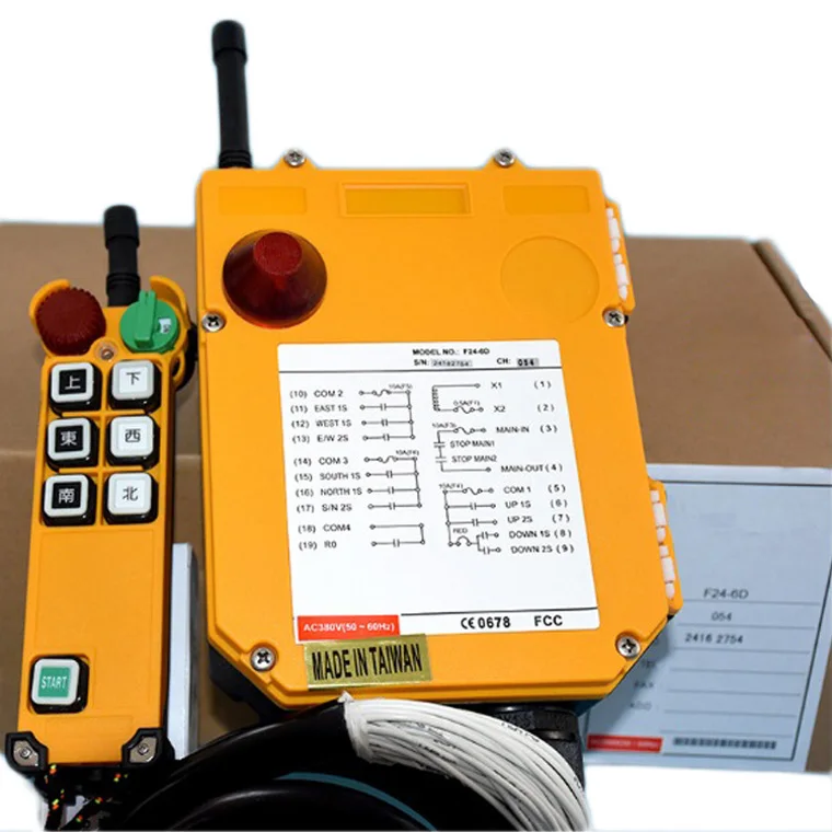 Automobile Manufacturing Dingya Industrial Wireless Crane Remote Control System F24-6d For Concrete Pump Truck
Automobile Manufacturing Dingya Industrial Wireless Crane Remote Control System F24-6d For Concrete Pump Truck