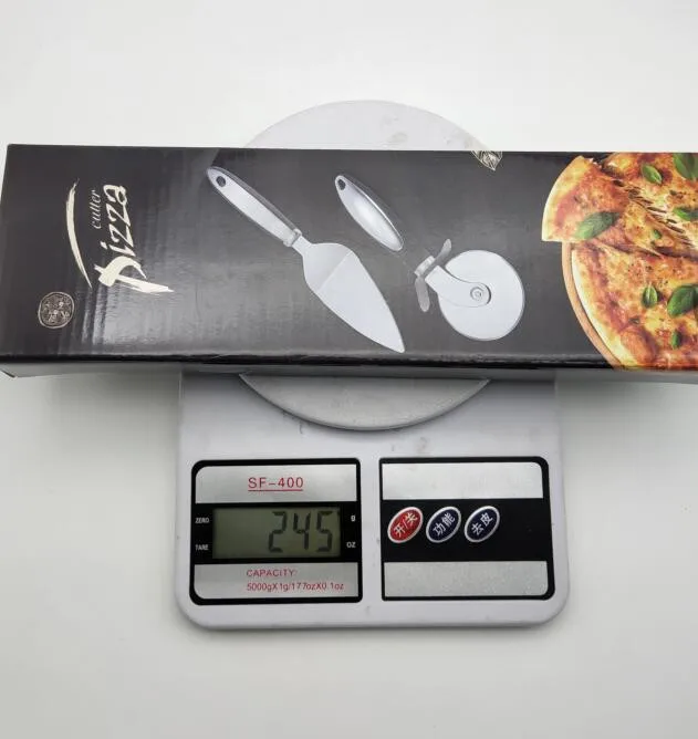 Pizza Tools Pizza Knife Stainless Steel Single-wheel Pizza Knife Spatula Two-piece Rubber-plastic Handle Round Roller Cake Knife
Pizza Tools Pizza Knife Stainless Steel Single-wheel Pizza Knife Spatula Two-piece Rubber-plastic Handle Round Roller Cake Knife