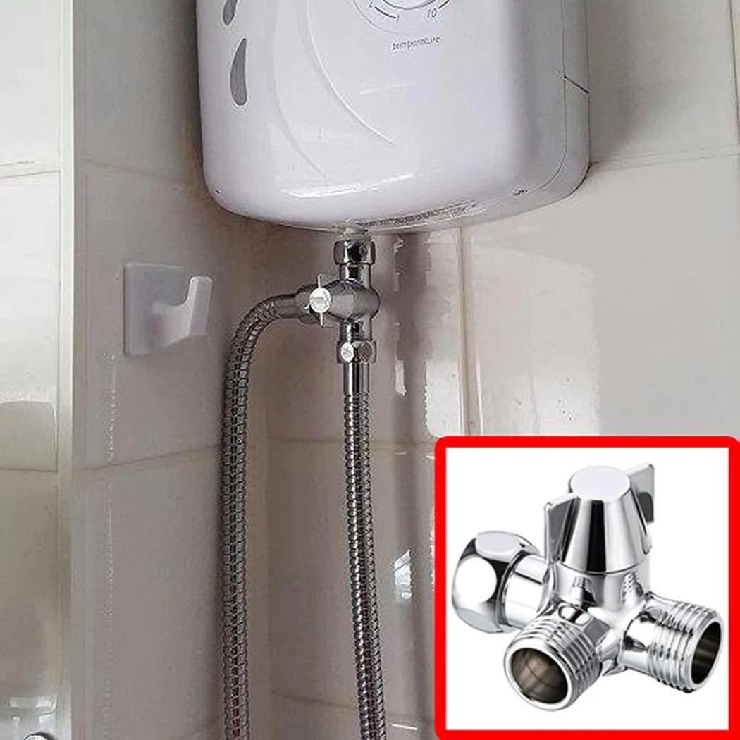 1pc Shower Hose Splitter Brass 3 Way Diverter 1/2" Hand Shower T Adapter Water Valve Bathroom Toilet Accessories Big Deal
1pc Shower Hose Splitter Brass 3 Way Diverter 1/2" Hand Shower T Adapter Water Valve Bathroom Toilet Accessories Big Deal