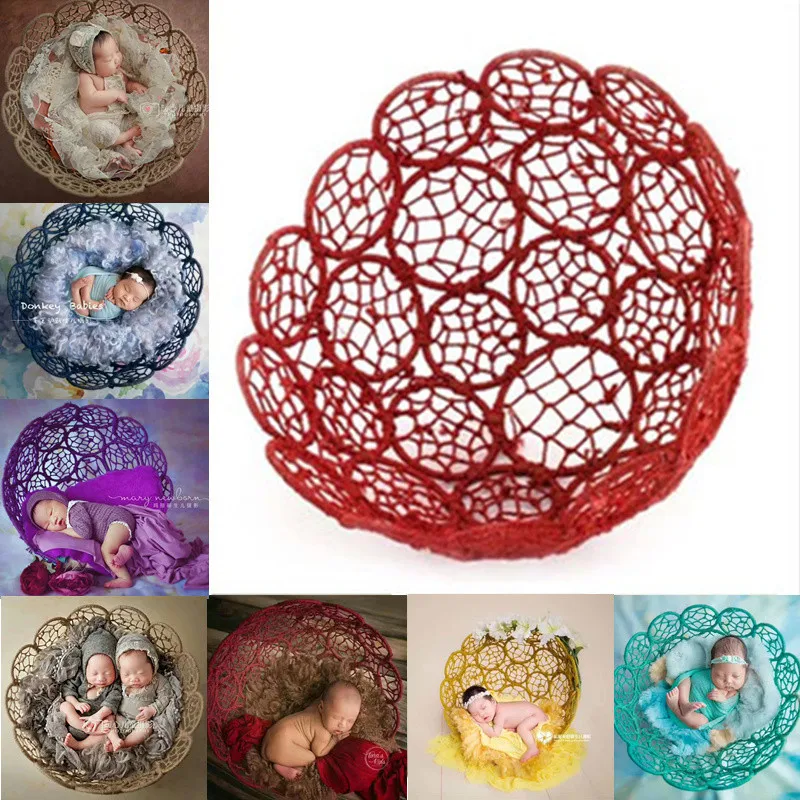 Newborn Photography Props Boy Girl 50cm Hollow Woven Chair Bed Colorful Flower Basket Posing Furniture Baby Photo Accessories 
Newborn Photography Props Boy Girl 50cm Hollow Woven Chair Bed Colorful Flower Basket Posing Furniture Baby Photo Accessories