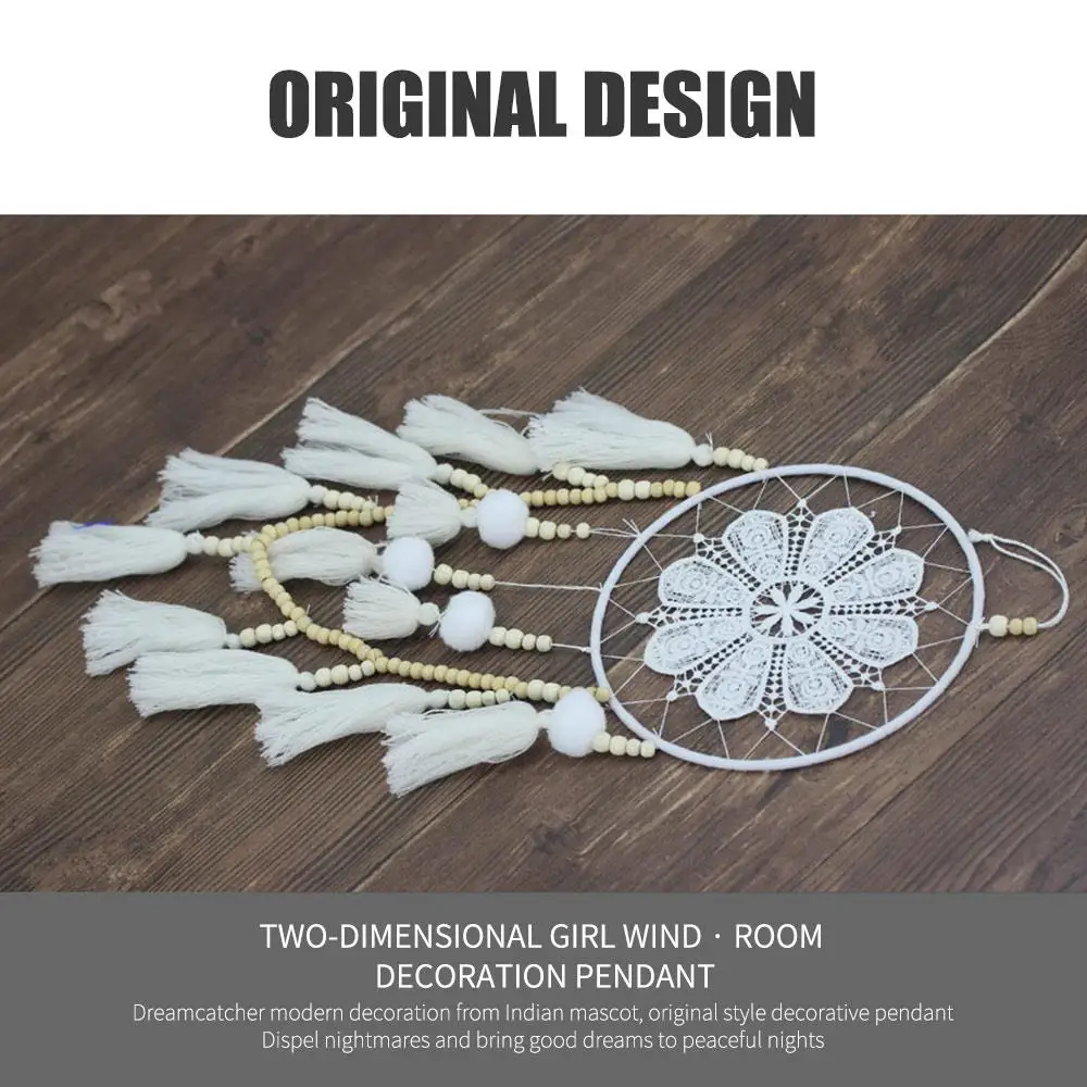 Bohemia Style Dreamcatcher Dromenvanger Wedding Decoration Party Romantic Ornament Lace Wall Hanging Handmade Wind Chimes
Bohemia Style Dreamcatcher Dromenvanger Wedding Decoration Party Romantic Ornament Lace Wall Hanging Handmade Wind Chimes