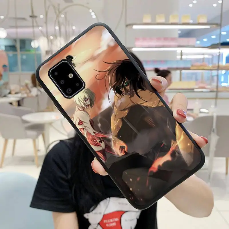 Attack on Titan Japan Anime Phone Case For Samsung A6 A7 A8 A10 A11 A20 A21 A30 A31 A40 A50 A70 A80 A91 Plus S E Cover
Attack on Titan Japan Anime Phone Case For Samsung A6 A7 A8 A10 A11 A20 A21 A30 A31 A40 A50 A70 A80 A91 Plus S E Cover