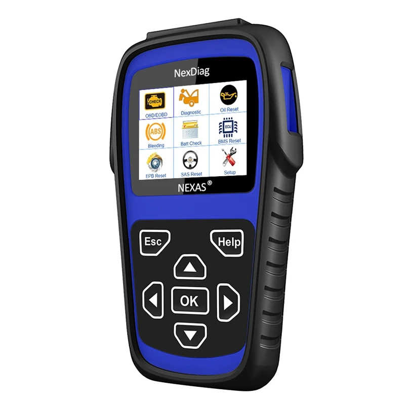 NEXAS OBD2 Auto Scanner Battery ABS EPB SAS Oil Reset OBD2 Scanner Fit for Mercedes Benz Car Diagnostic Tool ND606
NEXAS OBD2 Auto Scanner Battery ABS EPB SAS Oil Reset OBD2 Scanner Fit for Mercedes Benz Car Diagnostic Tool ND606