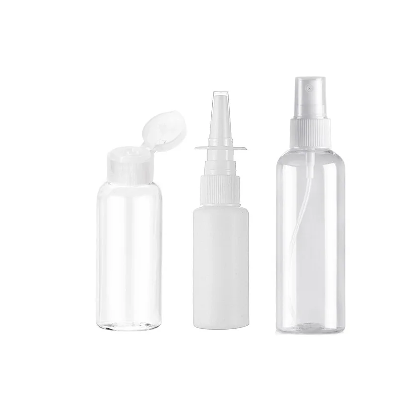 10pcs/lot 2oz 60ml Transparent PET Plastic Bottle with Mist Sprayer, Nasal Sprayer, Flip top Cap
10pcs/lot 2oz 60ml Transparent PET Plastic Bottle with Mist Sprayer, Nasal Sprayer, Flip top Cap