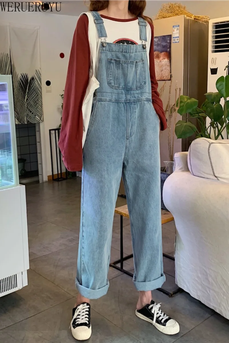 WERUERUYU Summer Rompers Women Jeans Jumpsuit Large Size 2020 Loose Casual Denim Rompers Womens Jumpsuits Wide Leg
WERUERUYU Summer Rompers Women Jeans Jumpsuit Large Size 2020 Loose Casual Denim Rompers Womens Jumpsuits Wide Leg