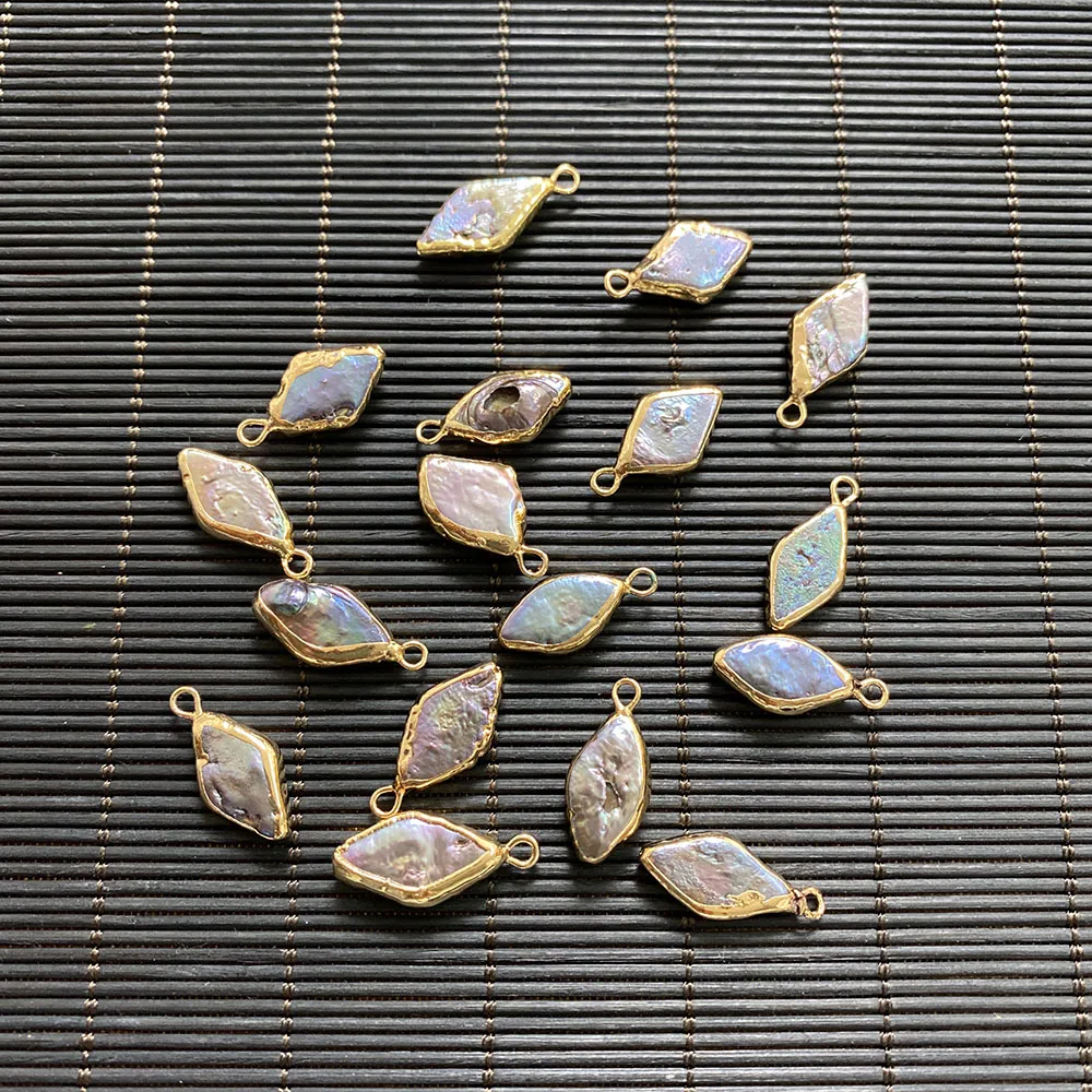 9x20mm Natural Freshwater Pearl Pendant Rhombus Shape Charms for DIY Jewelry Making Necklace and Bracelet Accessories
9x20mm Natural Freshwater Pearl Pendant Rhombus Shape Charms for DIY Jewelry Making Necklace and Bracelet Accessories