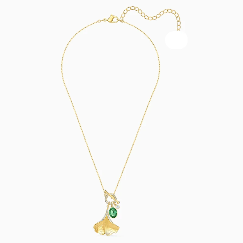 Fashion SWA New STUNNING GINKO Necklace Gold Ginkgo Leaf Green Cut Romantic Fashion Female Necklace Girlfriend Gift Women
Fashion SWA New STUNNING GINKO Necklace Gold Ginkgo Leaf Green Cut Romantic Fashion Female Necklace Girlfriend Gift Women