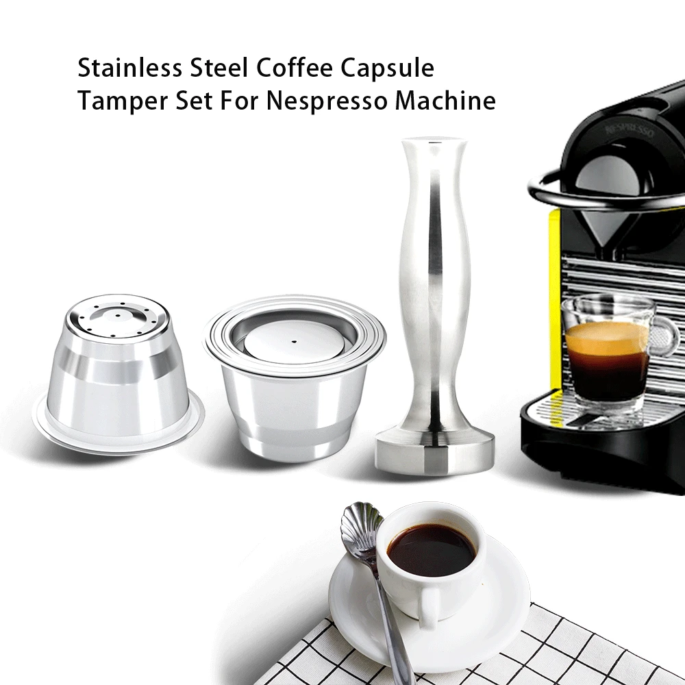 Многоразовые капсулы для кофе Nespresso, капсулы для кофе, набор кисточек с ложкой, набор фильтров для оригинальной линии, фильтры Siccsaee 
Многоразовые капсулы для кофе Nespresso, капсулы для кофе, набор кисточек с ложкой, набор фильтров для оригинальной линии, фильтры Siccsaee