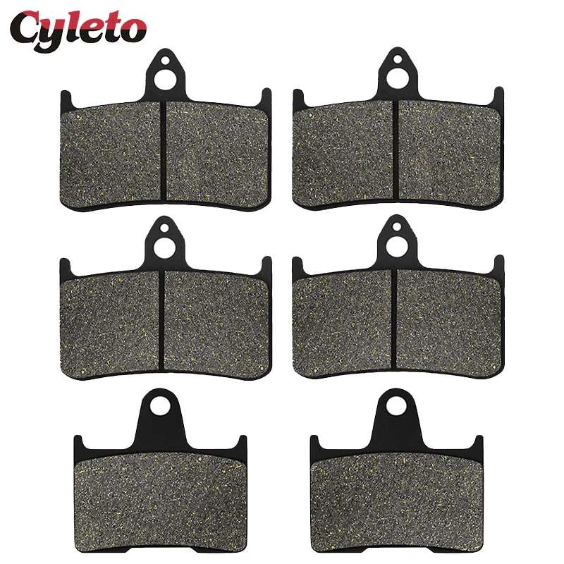 Cyleto Motorcycle Front and Rear Brake Pads for Honda CB1300 CB 1300 X4 DC SC38 1997 1998 1999 2000
Cyleto Motorcycle Front and Rear Brake Pads for Honda CB1300 CB 1300 X4 DC SC38 1997 1998 1999 2000