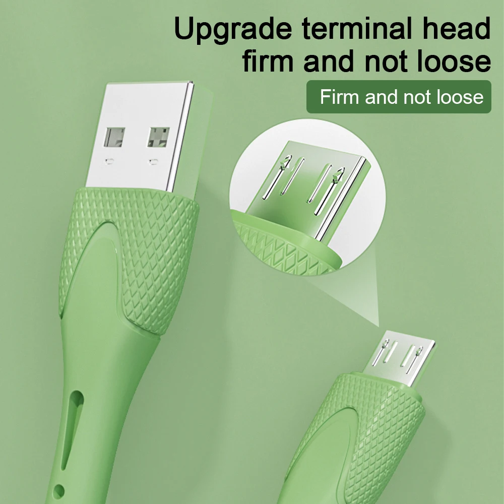 Liquid Silicone USB Cable 2.4 A Fast Charging Wire Quick Charger Type-C/Micro USB/IOS Data Cable For Apple Mobile Phone
Liquid Silicone USB Cable 2.4 A Fast Charging Wire Quick Charger Type-C/Micro USB/IOS Data Cable For Apple Mobile Phone